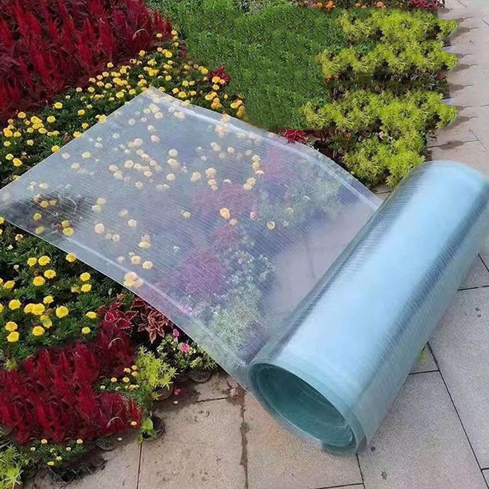 Panneau de toit transparent anti-UV facile à découper pour serre durable