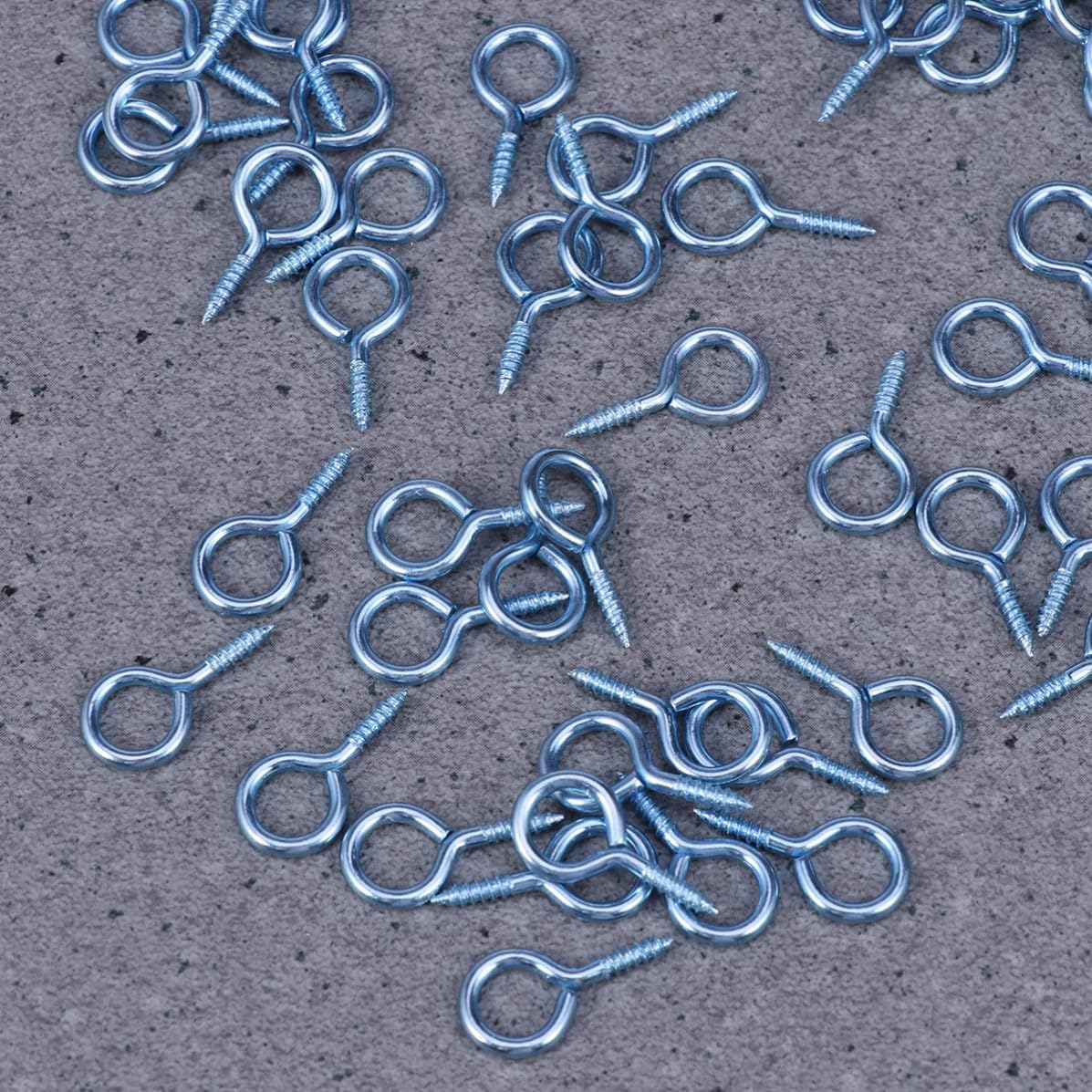 300pcs Screw Eye Pins Silver Metal Jewelry Making Findings 2# Pack