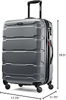 Vista 206 de Samsonite Omni PC - Maleta extensible rígida, Negro