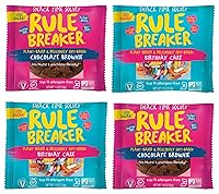 Vista 16 de Rule Breaker Galletas veganas y sin gluten Blondie de chispas de chocolate y pastel de cumpleaños A base de plantas, lácteos, nueces, soja, sin
