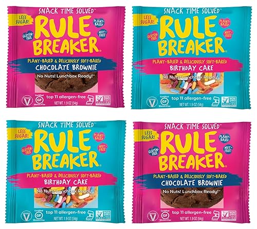 Miniatura 13 de Paquete de 24 brownie de Halloween Junior | Sin nueces, vegano, sin gluten, Top 11 sin alérgenos | Ideal para dulce o truco, fiestas, escuela,