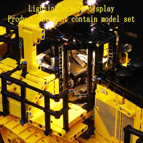 Miniatura 8 de Kit de luces LED compatible con Lego Cat D11 niveladora controlada por aplicación  para el juego de modelos Technic 42131 (juego de modelos no