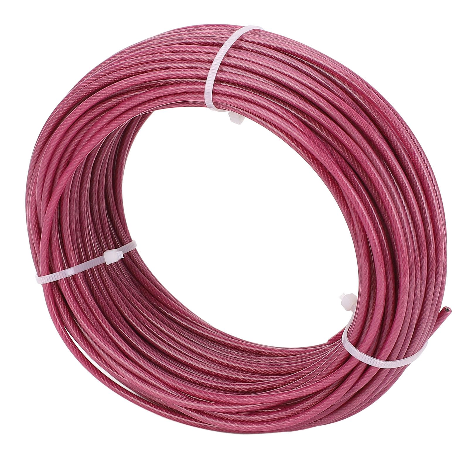 Keenso Spannschloss Seilspanner Set, 30m Robustes 3mm Kabel, for Outdoor