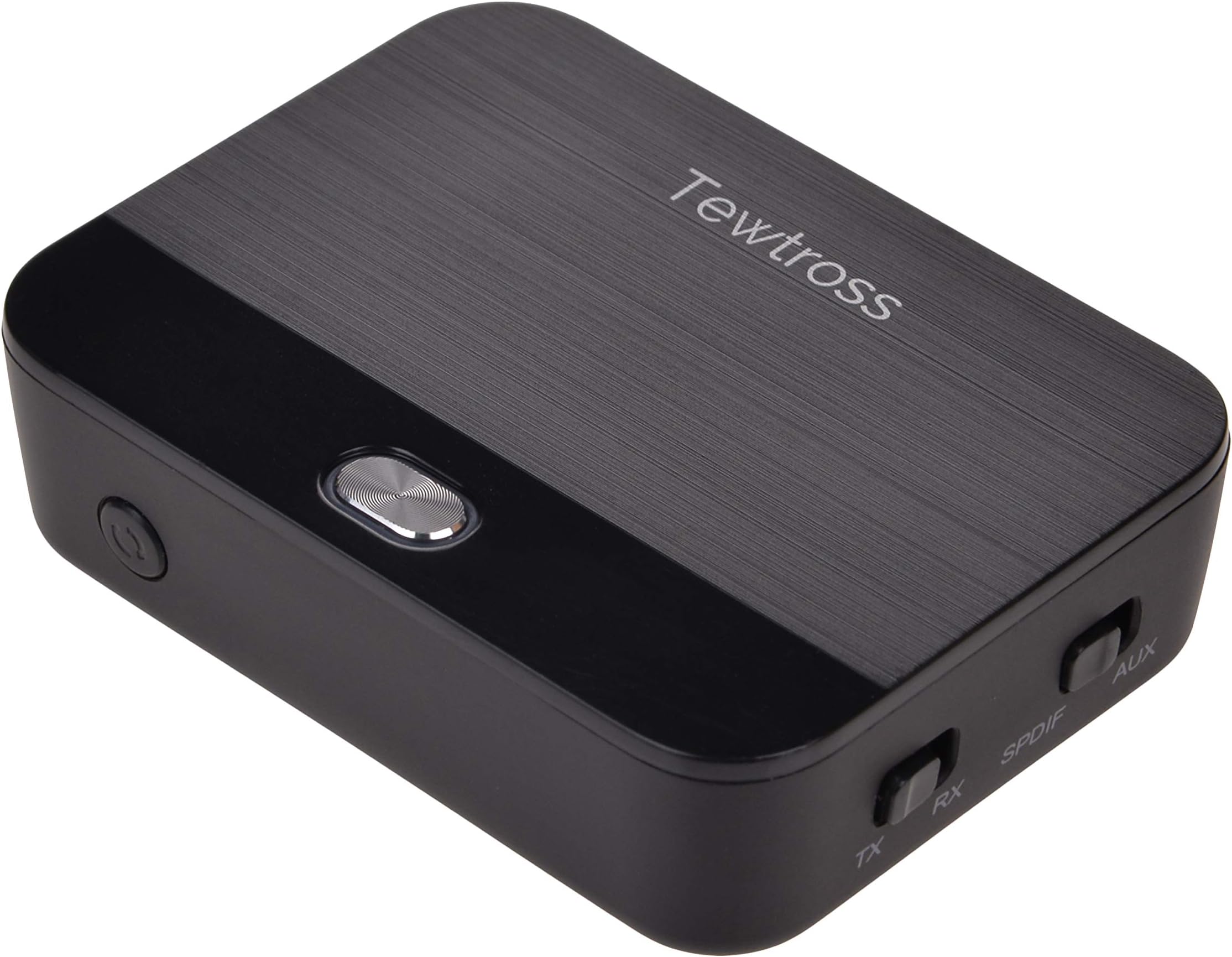 Tewtross Bluetooth Audio Transmitter Receiver Wireless Connector Adapter for TV, PC, Home Audio with Digital Optical SPDIF TOSLINK 3.5mm Aux RCA Connectivity Compatible with Low Latency Devices