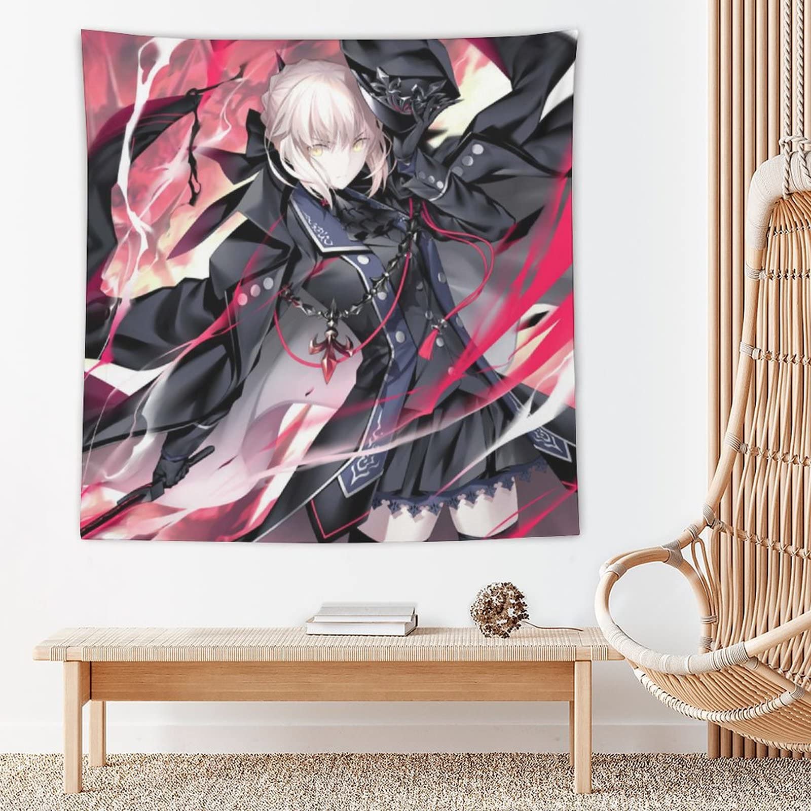 Amazon.co.jp: タペストリー セイバーオルタ Fate FGO ポスター 絵画