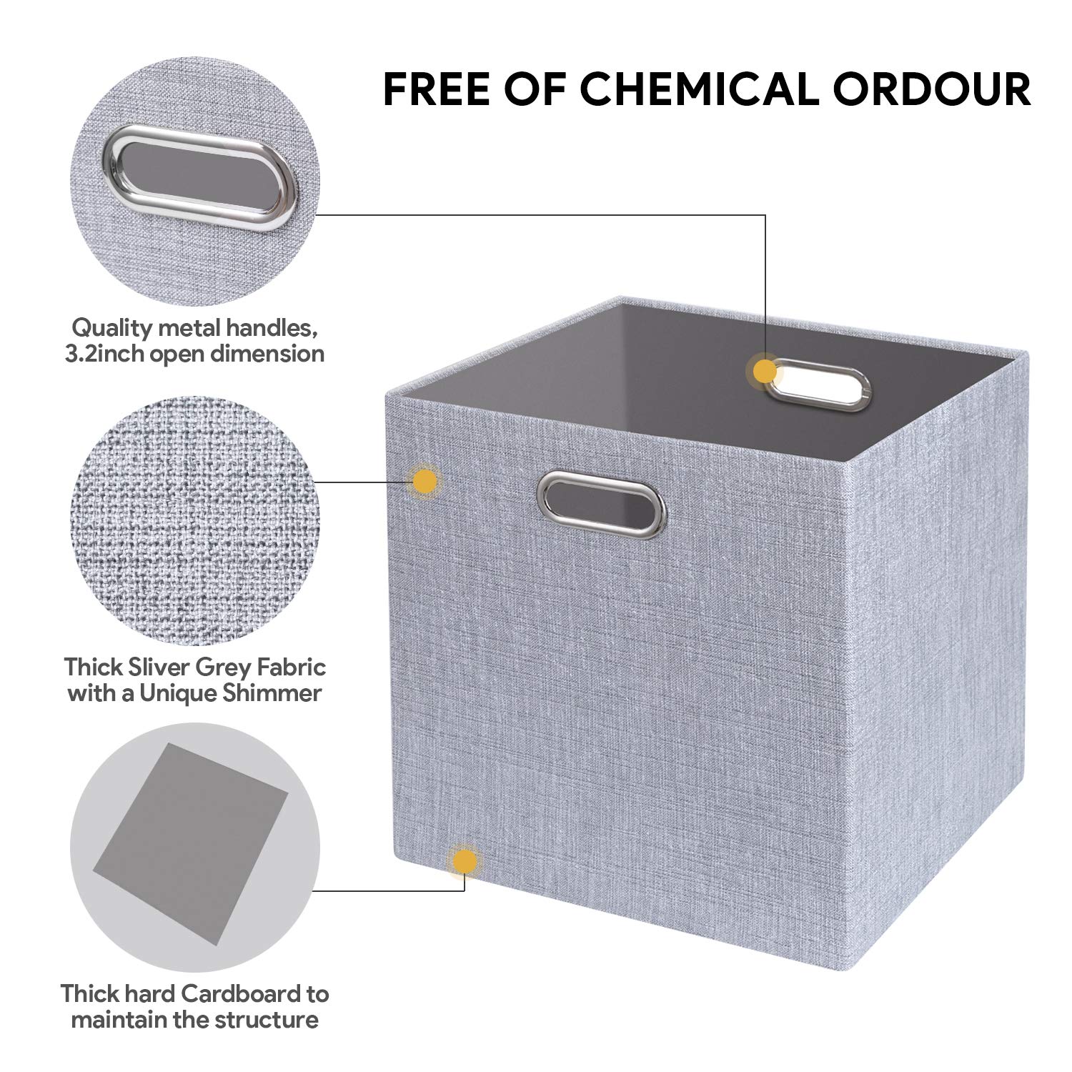 Buy Posprica Kallax Cube Storage Boxes, 28×28cm Collapsible Storage