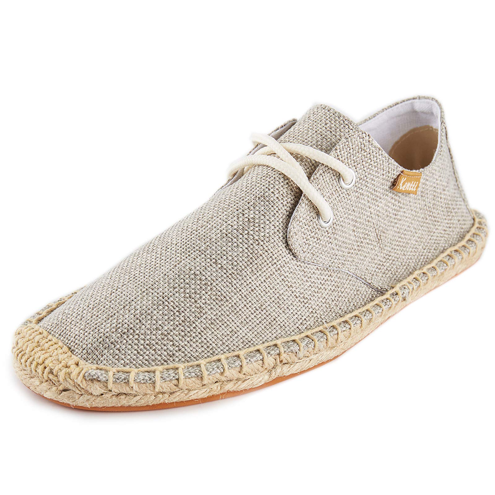 Espadrilles Plates en Toile décontractées Lacets pour Hommes