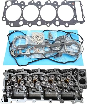4HK1 Cylinder Head + 1 Set Full Gasket Kit For Isuzu 4HK1 4HK1T 4HK1TC Engine NPR NQR NRR NPR-HD 4HK1 5.2L 2007-2010