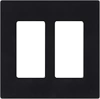 Vista 27 de Lutron CW-2-WH-12 Placa de pared Decorador Claro blanca de 2 Gang (paquete de 12) CW-2-WH