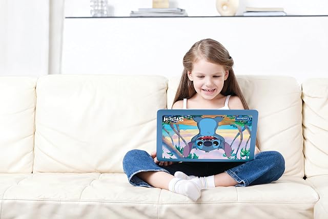 Foto 5 de 5 de Lexibook Disney Stitch - Ordenador portátil Educativo bilingüe inglés/francés, 124 Actividades de Idioma…