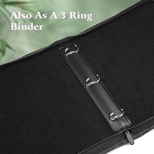 Miniatura 4 de WOT I Carpeta para tarjetas coleccionables, 900 bolsillos con cubierta de tela de poliéster y cremallera, bolsillos de doble cara, funda para