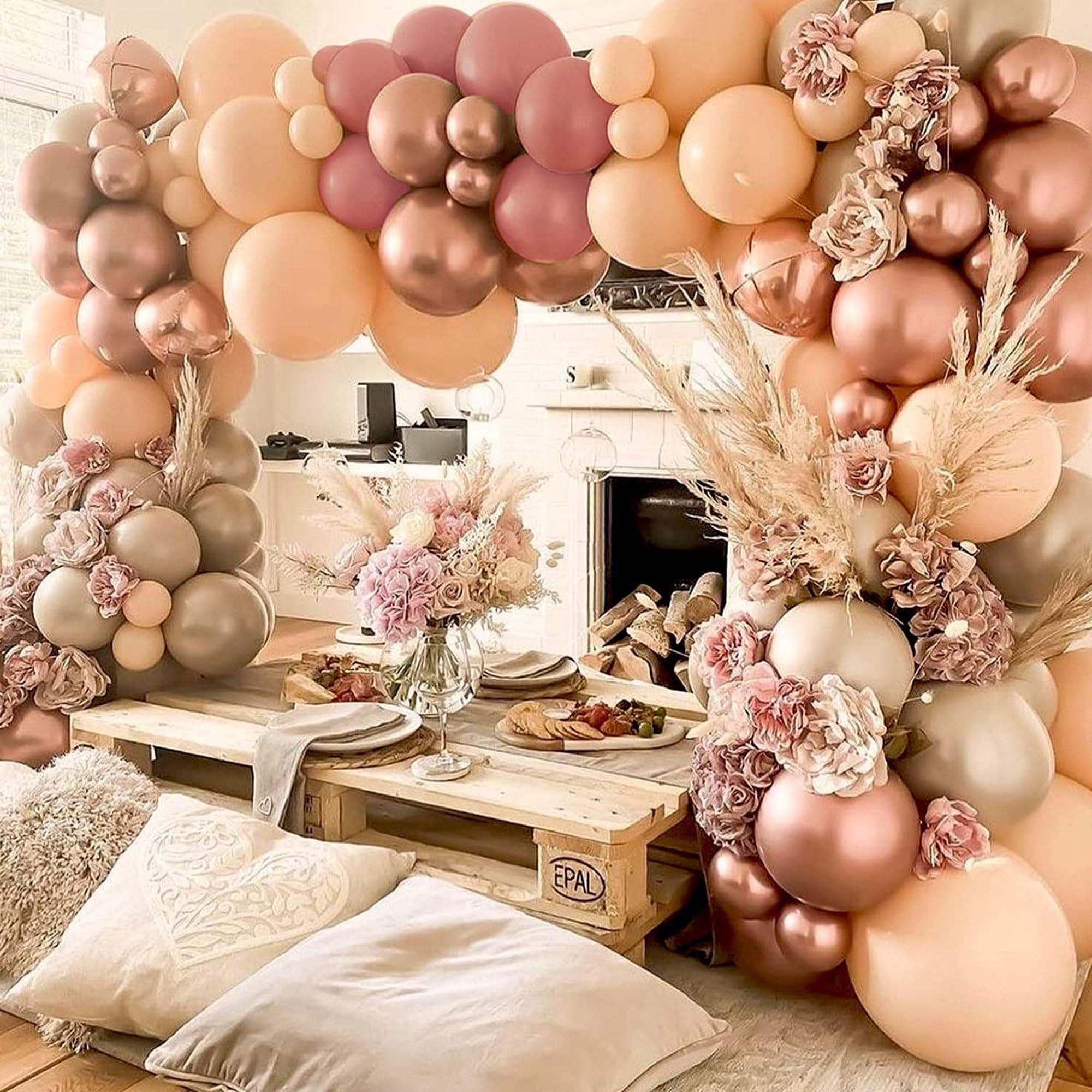 Blush balloon arch kit