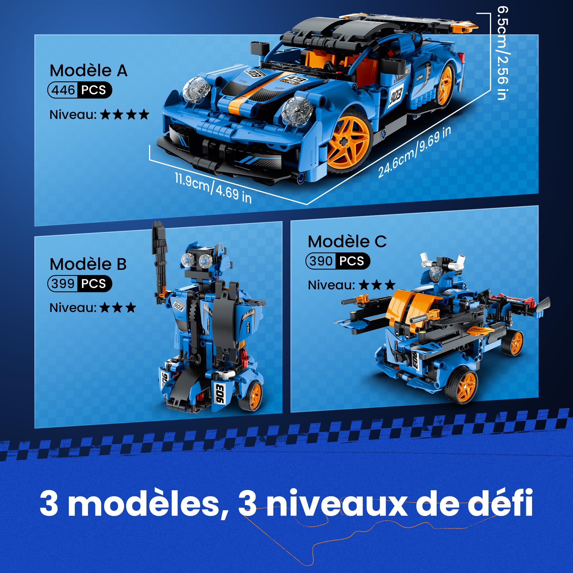 Sillbird - Kit de construcción de robot y coche a distancia para niños