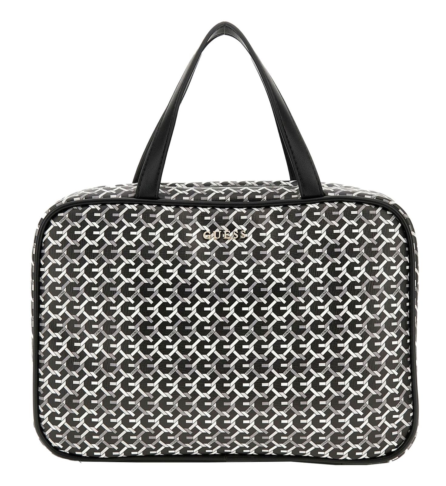 GUESS Kosmetiktasche Travel Case Black Multi schwarz