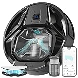 Lefant M320 Robot Vacuum Cleaner with Mop, 6000Pa Ultra Strong Suction, 7.9cm Thin 28cm DIA, 210 Minutes of Constant Vacuuming, Alexa Voice Control, Carpet Detection, Ideal for Pet Hair, 2.4G Wi-Fi