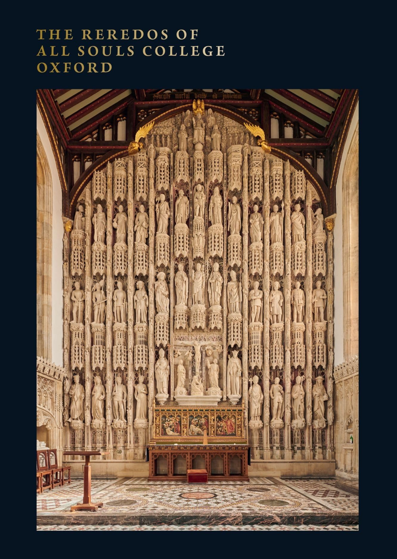 Reredos of All Souls College Oxford, estampe d'art pour décoration de prestige