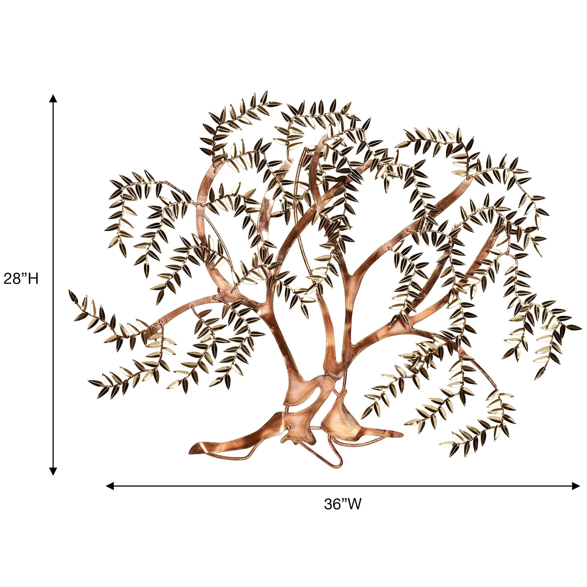Amazon.com: Touch of Class Willow Embrace Metal Wall Sculpture