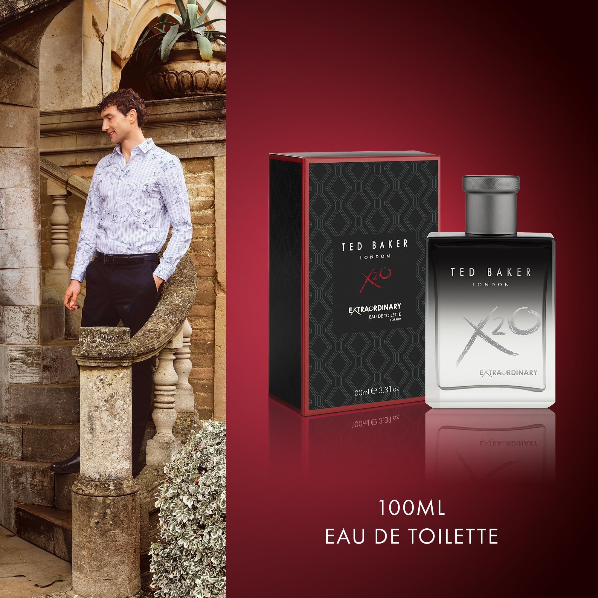 Amazon.com : Ted Baker X20 Extraordinary Men's Eau de Toilette