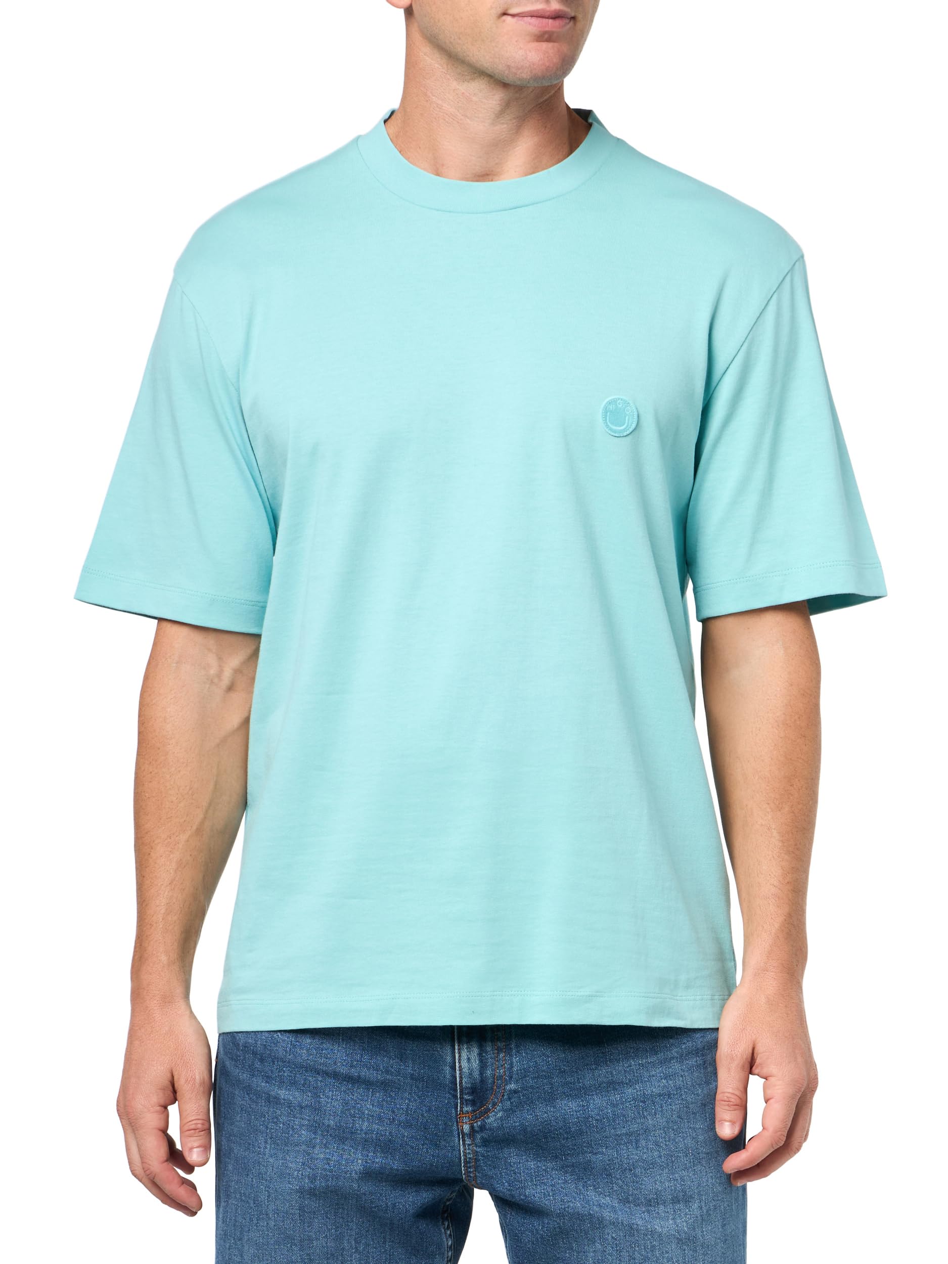 Hugo Small Logo Block Muscle Tank Camiseta sin Mangas con Logotipo pequeño Hombre (Pack de 1)