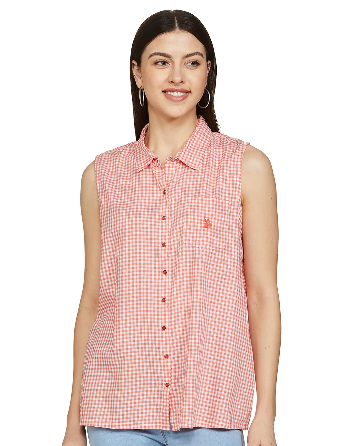 create ecommerce product title from “U.S. POLO ASSN. Women Shirt” optimized for SEO