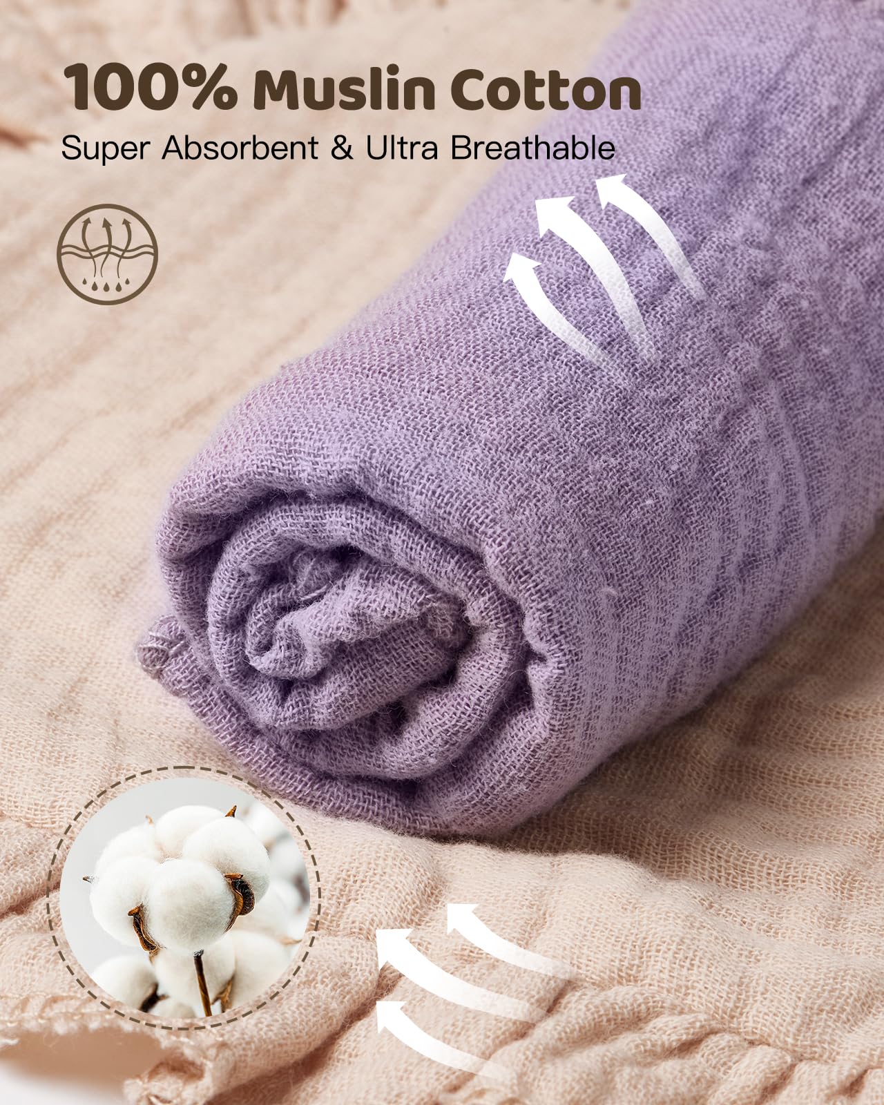 Lictin Bavaglini Neonato-Bavaglini Bambini,set di 4 bavaglini a bandana, 100% cotone, bavaglini morbidi per bambini, adatti per la dentizione dei bambini da 0 a 24 mesi