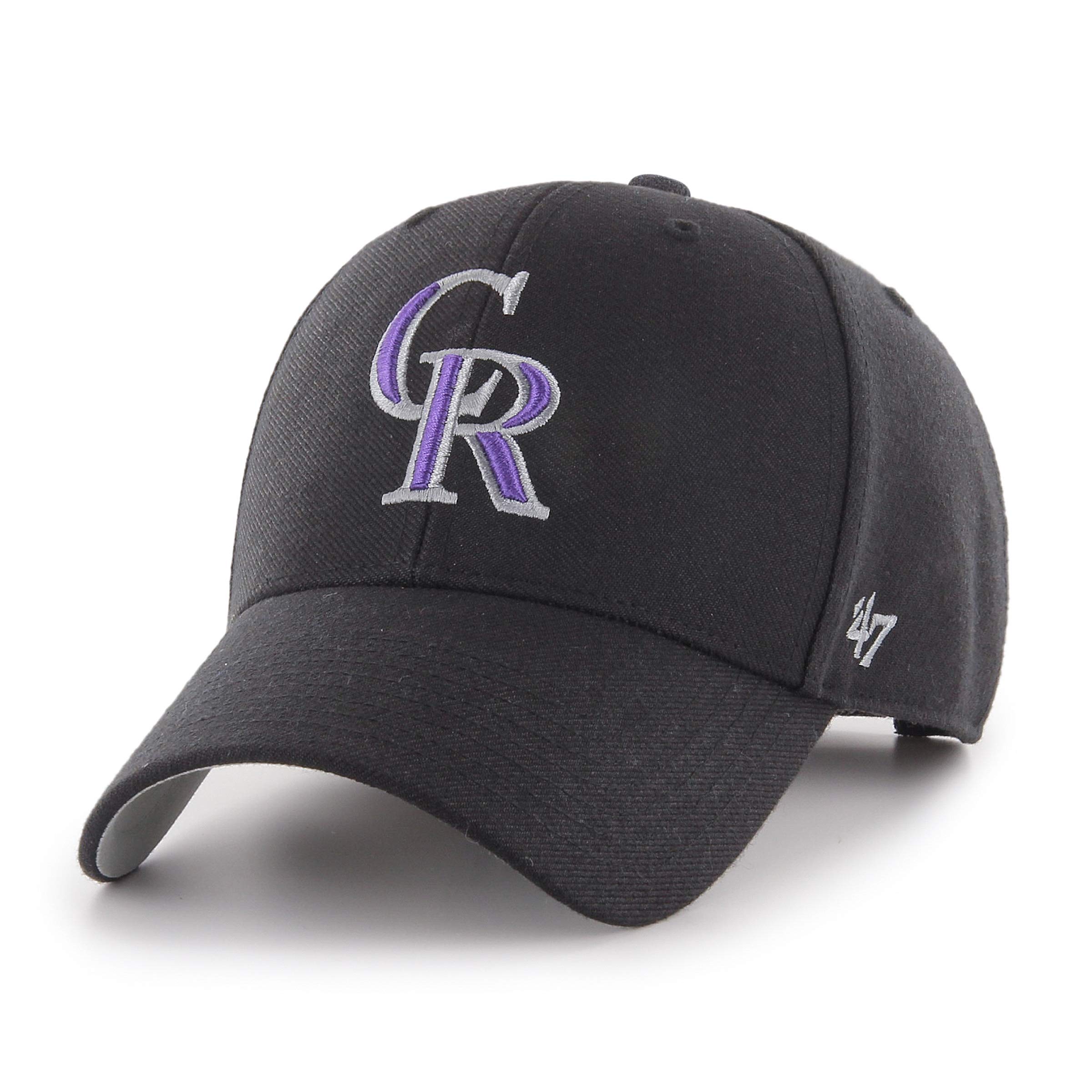 Black 47Brand Colorado Rockies Mvp Baseball Cap