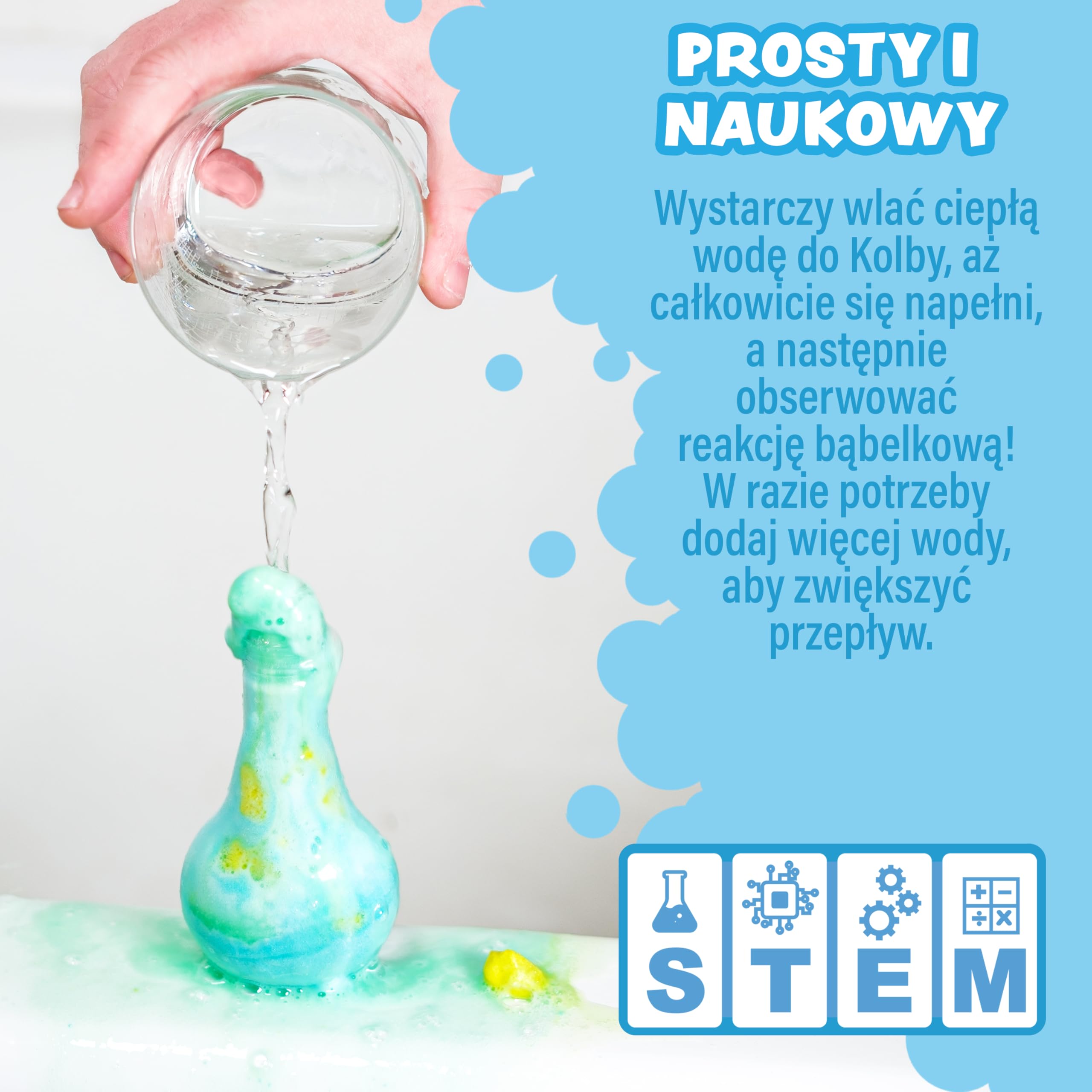 Tub Works® Kids Bath Bomb Potion Bath Toy, zestaw 6 sztuk | Nietoksyczne | Musują, pienią się i tworzą bąbelki, wybuchając feerią kolorów | Interaktywne kule do kąpieli