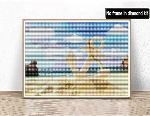 Miniatura 2 de Kaliosy Kits de arte de diamantes 5D para adultos, ancla de playa por números, arte de pintura de diamante, estrella de mar del océano, bricolaje,
