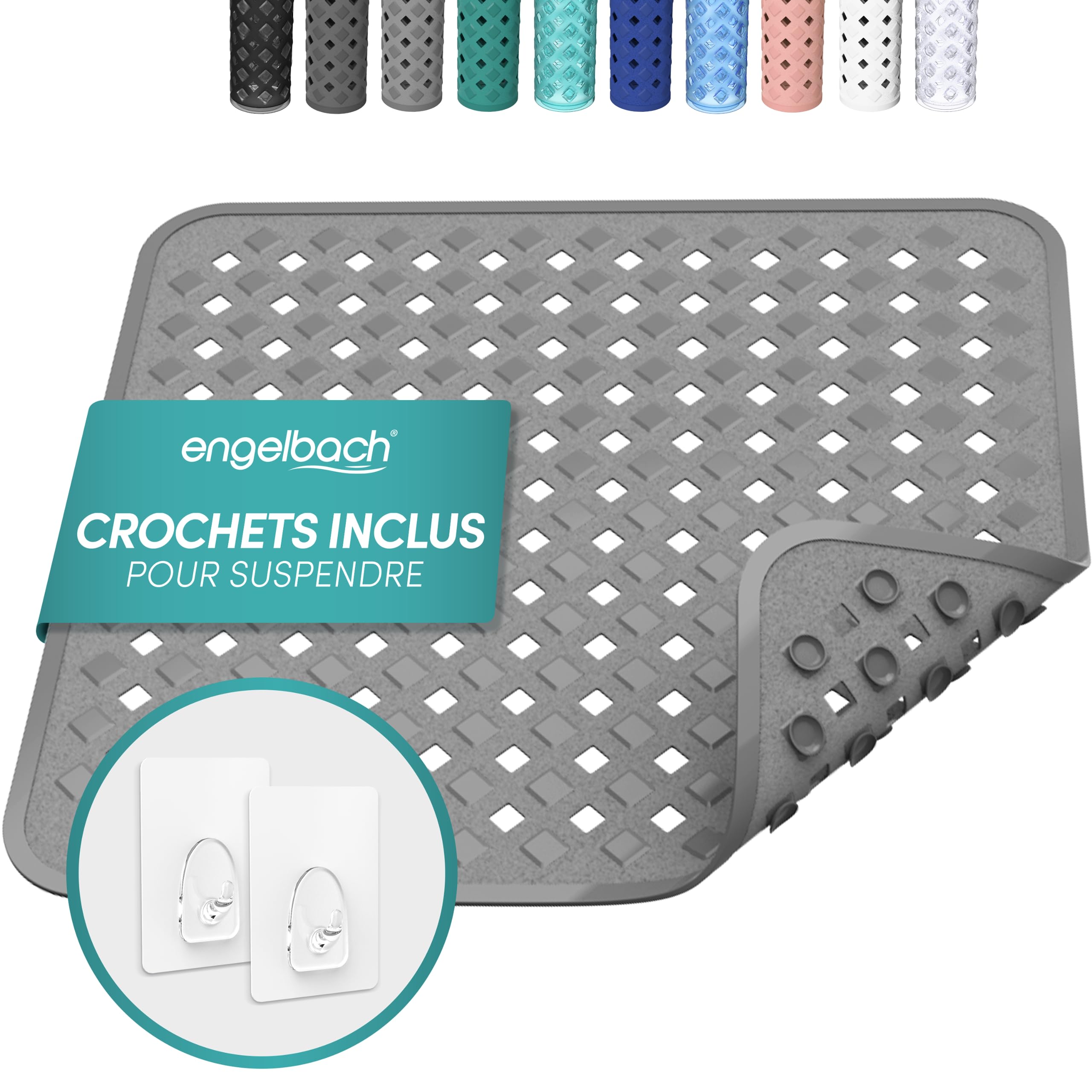 engelbach tapis de douche antidérapant