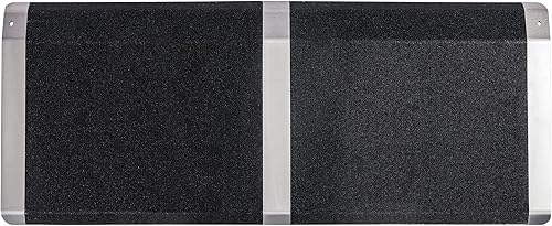 KOLO Rampas de umbral para puertas, 12 pulgadas de ancho x 32 pulgadas de largo, capacidad de 600 libras, rampas de aluminio, rampa ligera y