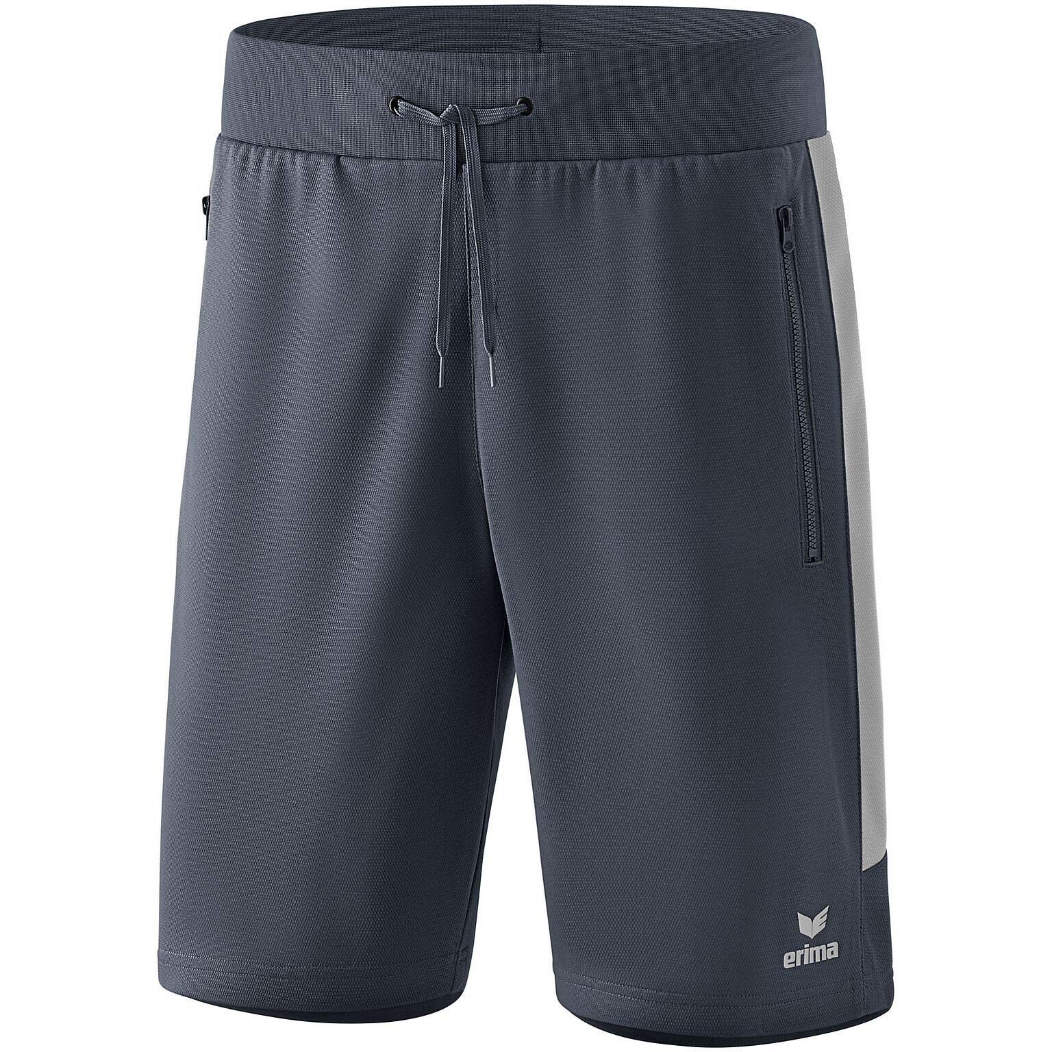 Erima Squad Active Shorts - Slate Grey/Silver Grey, Size 116
