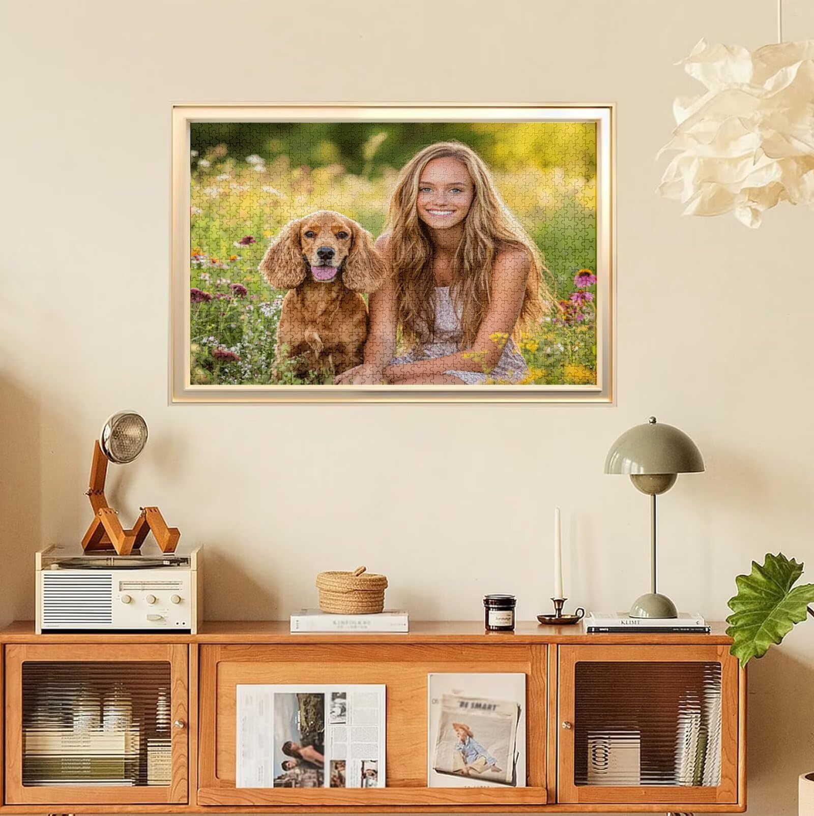 Puzzle Personalizado con Foto, Personalizada Rompecabezas Personalizado Diseña tu Logo Foto o Texto, Personalizado Navidad Halloween San Valentín Parejas Niños Familia Amigos h-2765