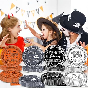 96 Pcs Halloween Party Decorations Halloween Paper Plates and Napkins Halloween Party Supplies Drink up Witches Hat Little Scary Spiderweb Boo Tableware Set for Halloween Disposable Decorations