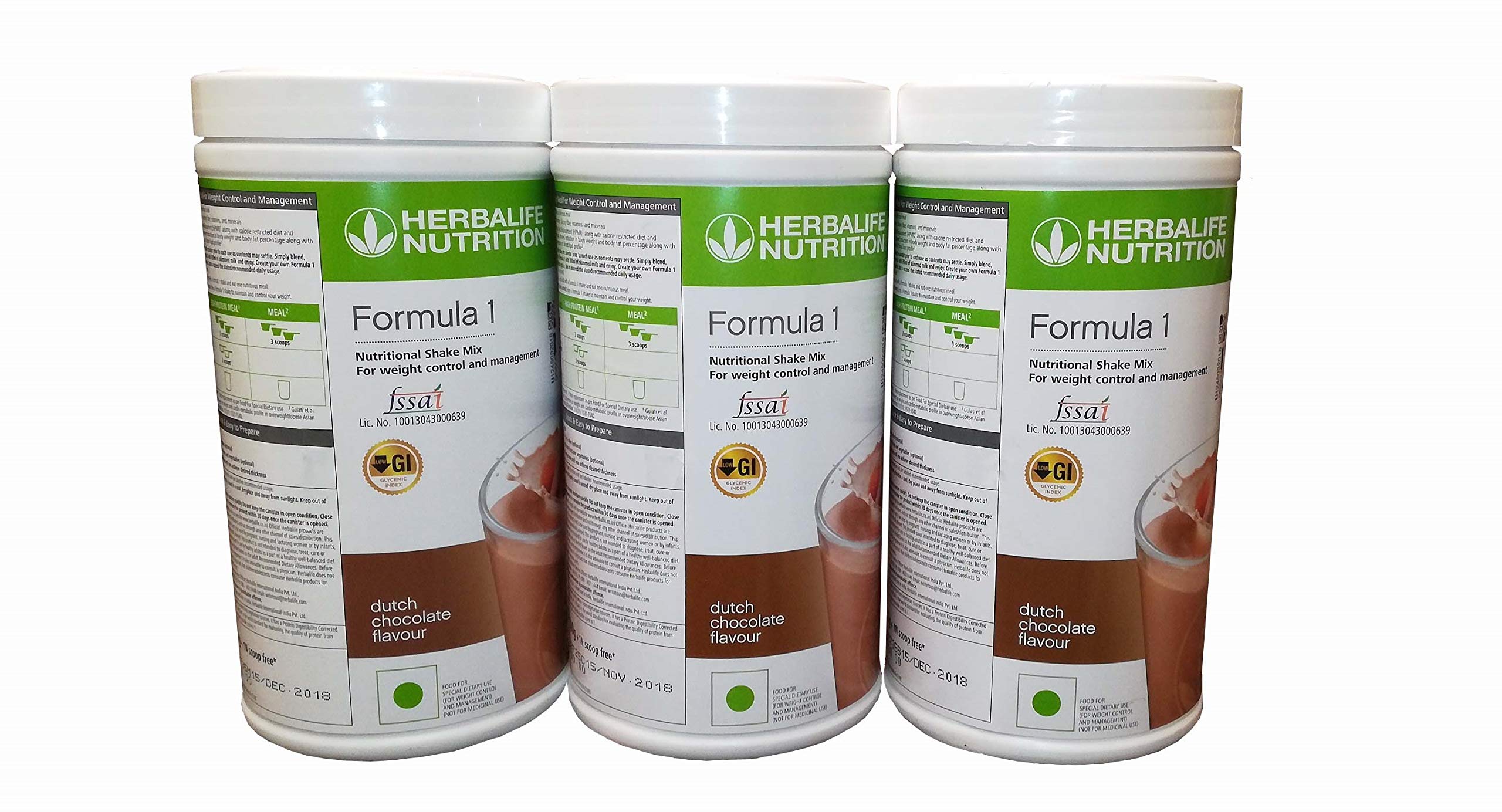Herbalife Formula one shake Mix Chocolate (Pack of Three) (B07NCMXBM1) Amazon Price History, Amazon Price Tracker