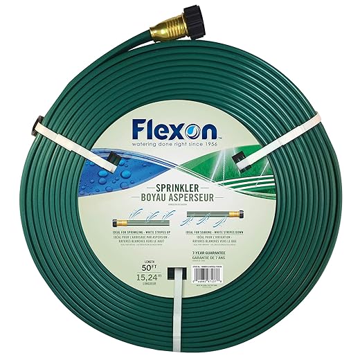 Flexon 50-Foot Three Tube Sprinkler Hose FS50