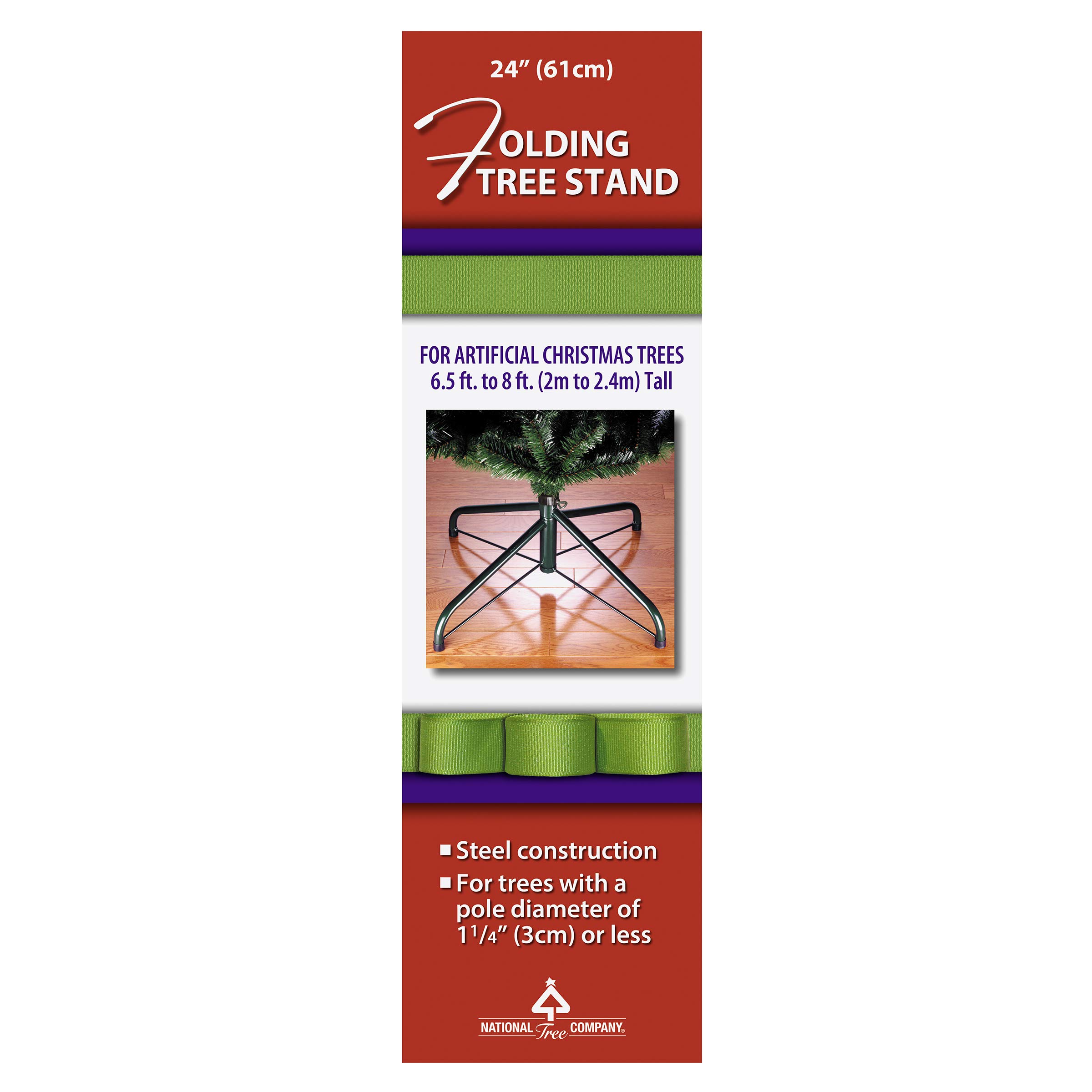 National Tree CompanyFolding Stand, Green