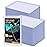 32 Count Top Load Card Holder, Sooez 35PT Topload Card Protector, 3 x 4 Hard Plastic Card Sleeves, Baseball Card Protector, Rigid Toploading Card Case for Collectible Trading Sports Cards