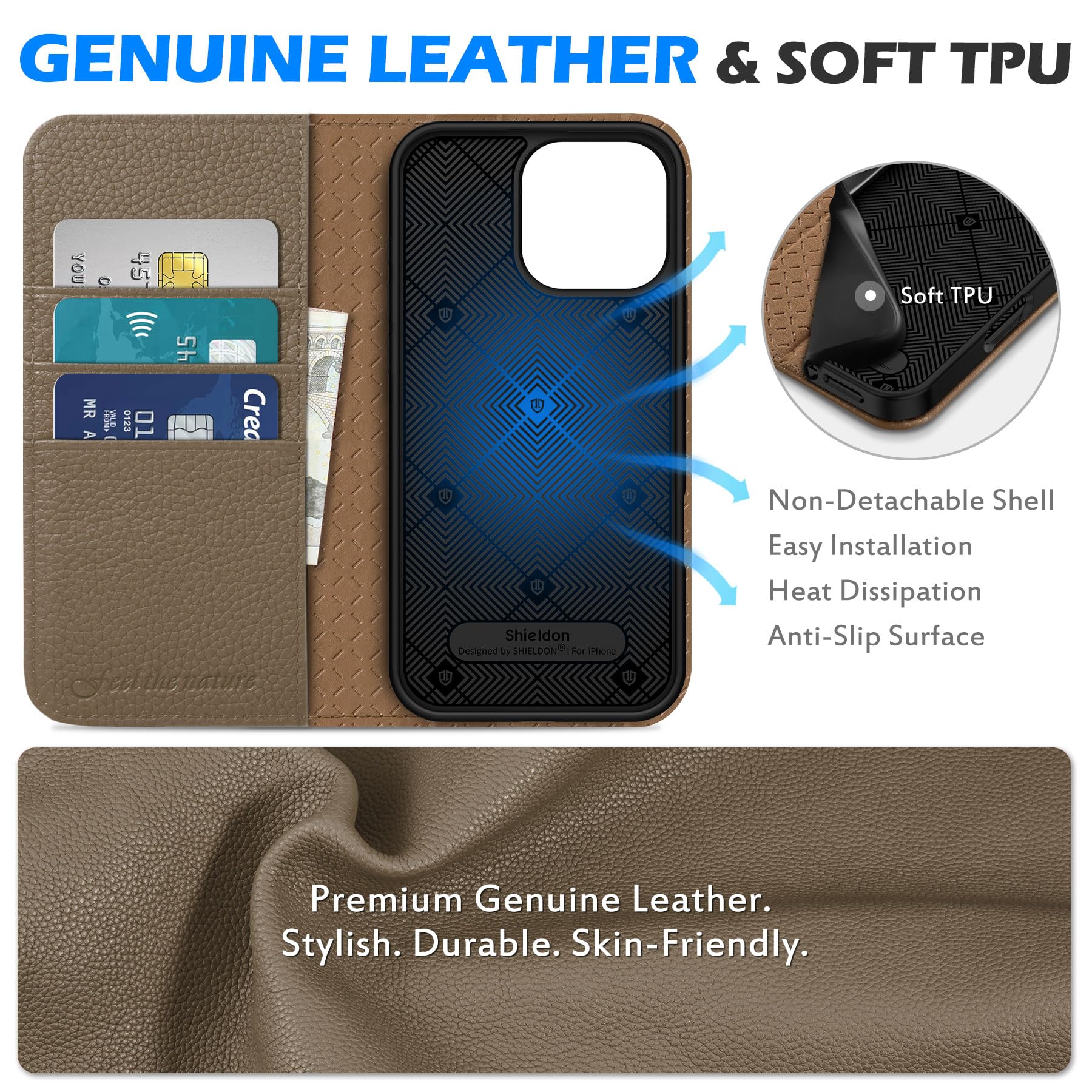 Fertuo Cover Portafoglio Per Ulefone Note 16 Pro Con Mandala Blu - Pelle PU E TPU, Porta Carte, Cavalletto, Cinturino
