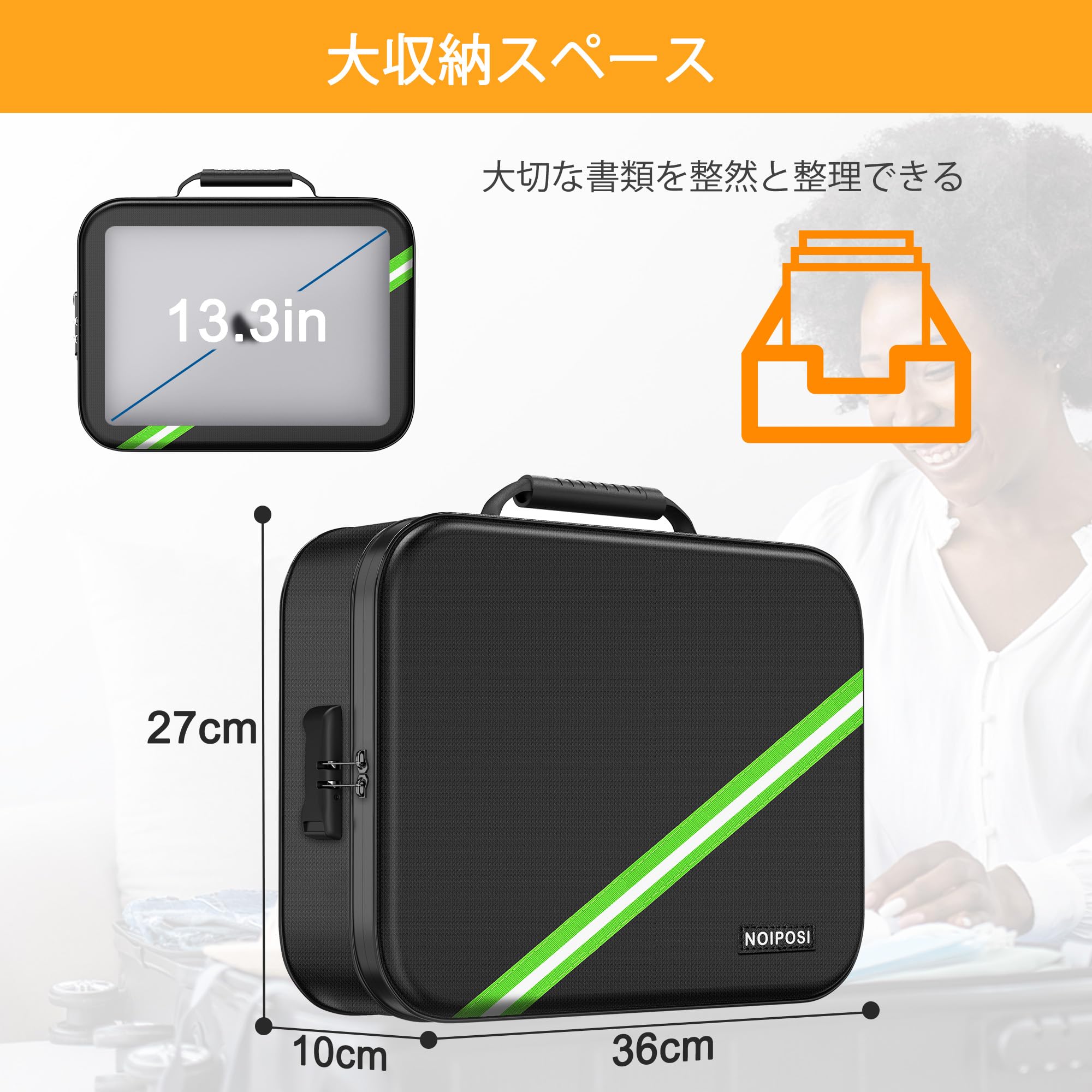Noiposi 耐火バッグ、2800℃断熱 耐火ケース 36 x27 x10cm Amazon.co.jp: Noiposi 耐火バッグ、2800℃断熱 耐火ケース 36 x27