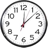 Ultimate Wall Clock | 10 Inch | Round | Quartz | Black | Kitchen | Office | Bedroom | Study | Classic | Indoor | Outdoor | Unbranded | Battery Operated | Modern Décor | Non-Ticking