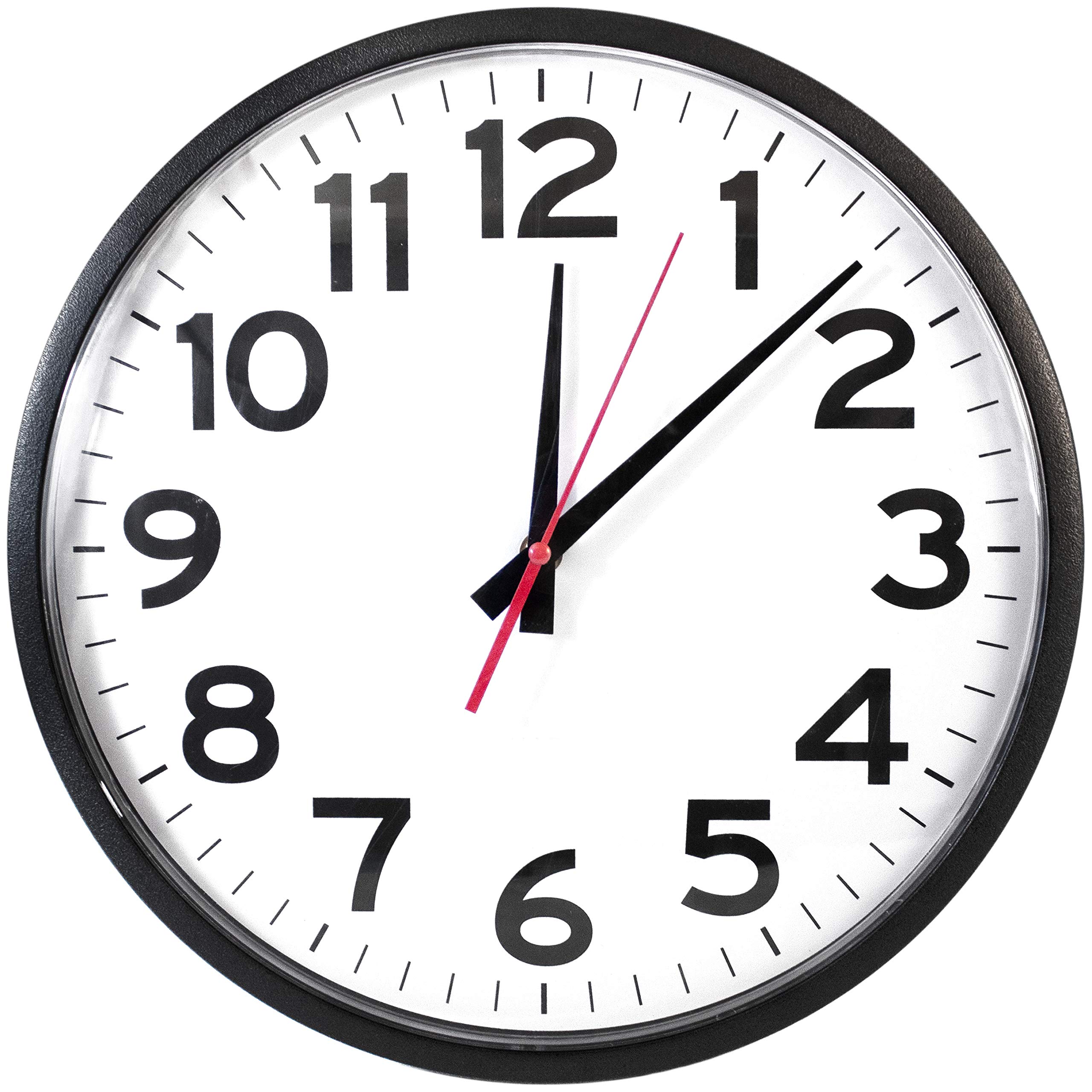 Sponsored Ad - Ultimate Wall Clock | 10 Inch | Round | Quartz | Black | Kitchen | Office | Bedroom | Study | Classic | Indoor | Outdoor | Unbranded | Battery Operated | Modern Décor | Non-Ticking