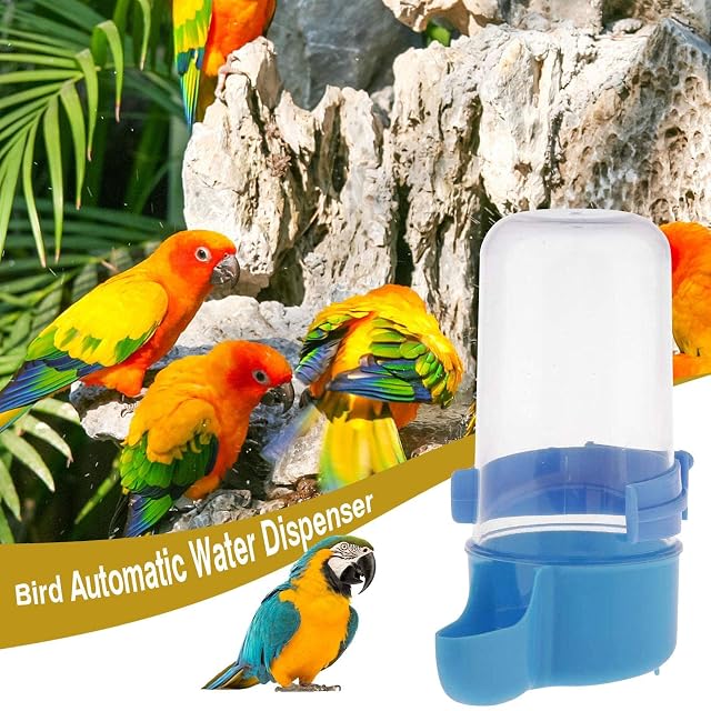 Foto 5 de 8 de Fulenyi Dispensador de agua para pájaros, Dispensador de agua automático Bird 200 ML