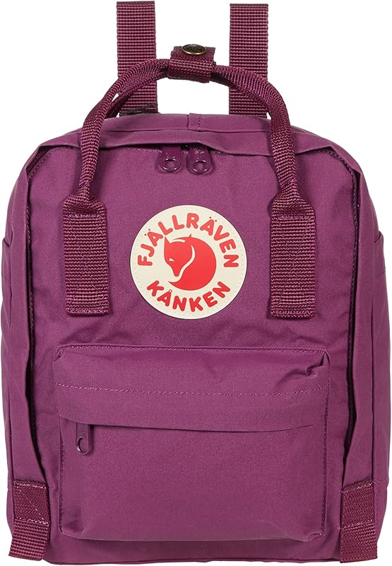 Mini roxo real tamanho único Fjällräven Kånken em oferta na Shopee