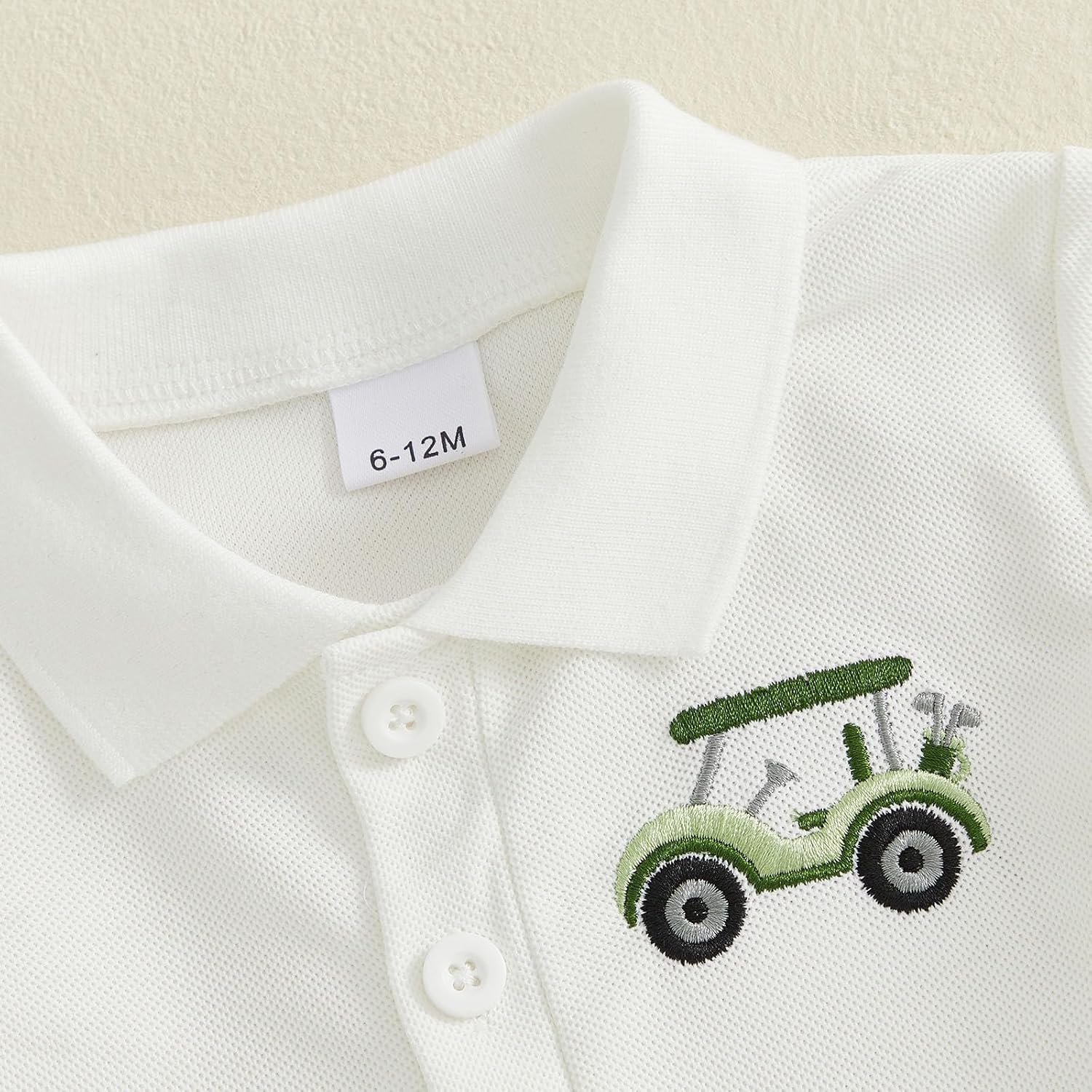 Toddler Baby Boy Golf Outfit Golf Short Sleeve Collared Polo T Shirt Striped Shorts Set Cute Boys Summer Clothes
