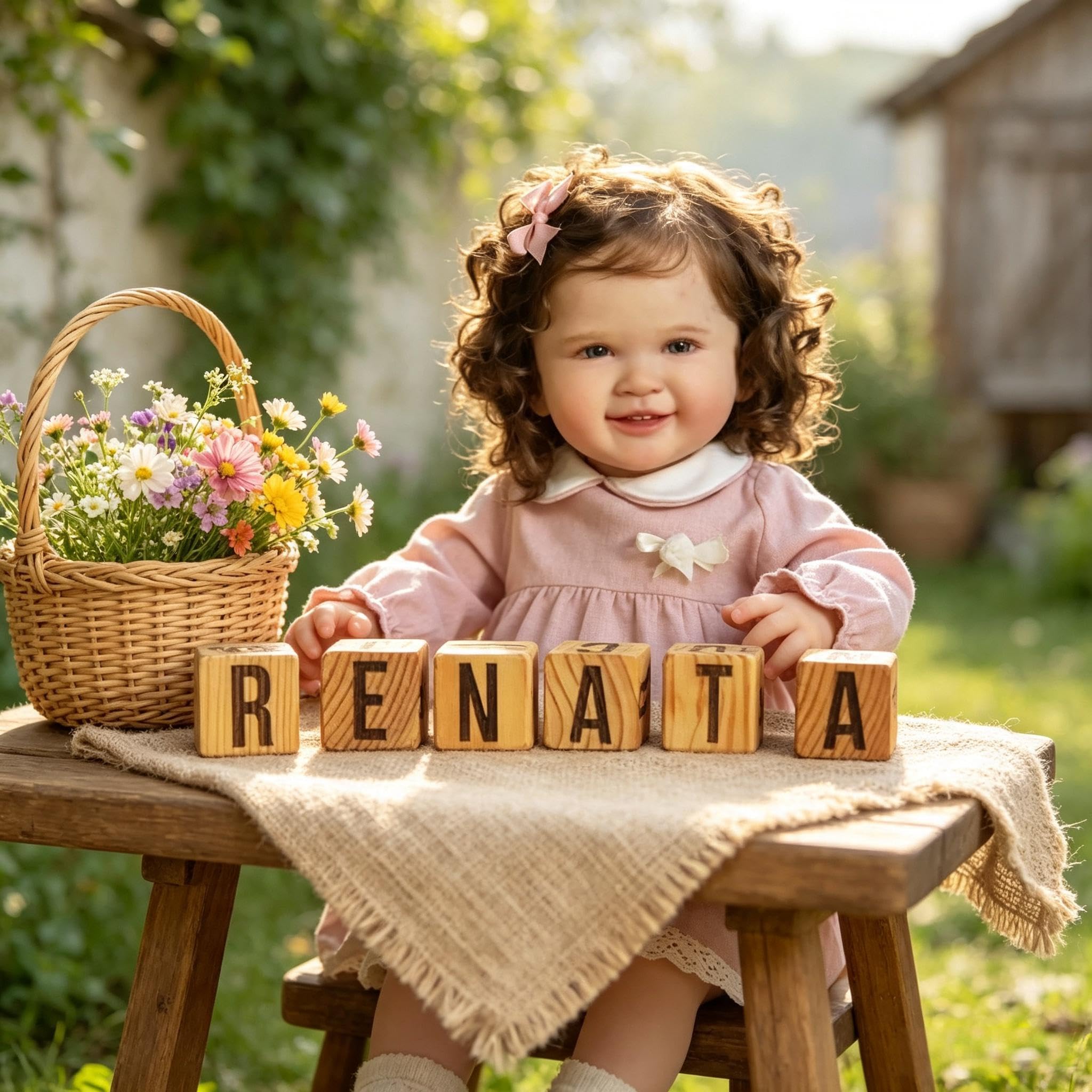 RXDOLL Duży rozmiar, realistyczne lalki Reborn dla małych dzieci, dla dziewczynki, 71 cm, prawdziwe życie, miękkie winylowe tkaniny, ciało, ręcznie wykonane, ważone, realistyczne niemowlęta, brązowe