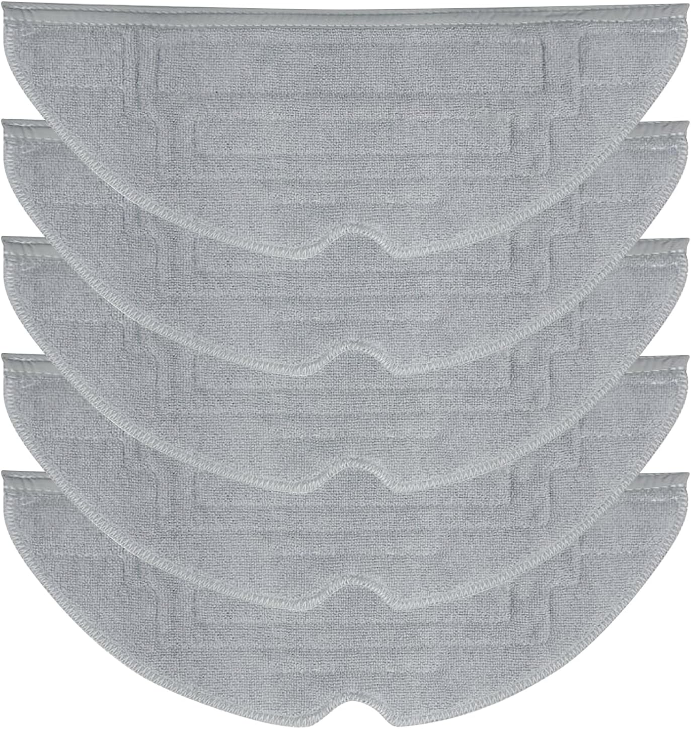 5 Pcs Mop Pads for Roborock S8, S8+, S8 Pro Ultra Robot Vacuum, VibraRise 2.0 Washable Reusable Mopping Pad Replacement Accessories