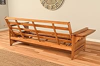 Vista 7 de Kodiak Furniture Futón Phoenix de tamaño completo con acabado de nuez, silla Oregon Trail