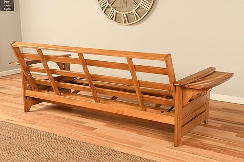 Miniatura 7 de Kodiak Furniture Futón Phoenix de tamaño completo con acabado de nuez, silla Oregon Trail Sillín Oregon Trail,Canadá,Marco solamente/sin