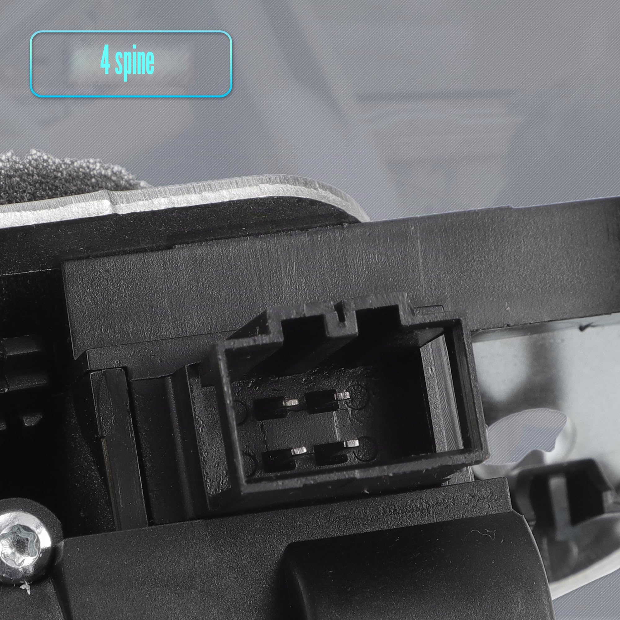 QUARKZMAN Serratura Di Ricambio Portellone Posteriore Per VW Touran 16-23 | Per VW Touareg 18-23, Per VW Arteon 17-23, Per Seat Tarraco 19-23, OE:5TA827505D, Nero, Argento, 12x11x6.5cm