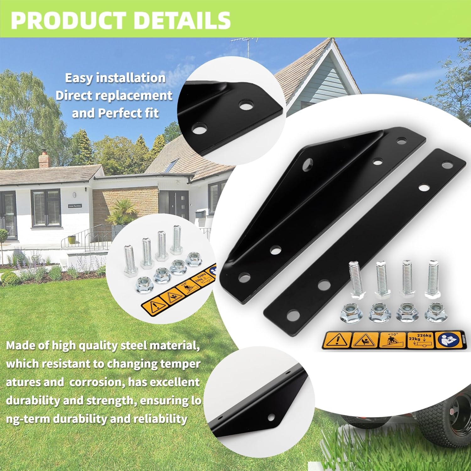 79108500 Trailer Hitch Kit Compatible with Gravely ZT HD, PRO-Turn ZX/Z, Compact-PRO & Ariens Zenith Models, Heavy Duty Towing Attachment for Lawn Care, 500 lbs Max Capacity